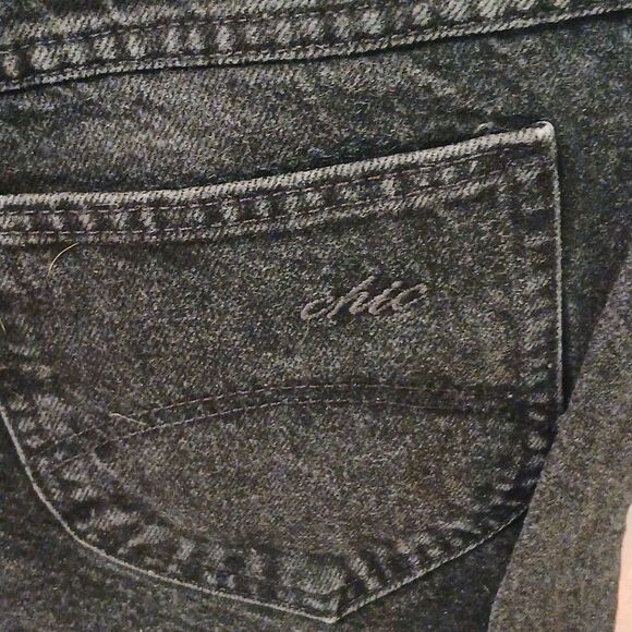 Chic Black Denim Jeans Size 22 - Picture 6 of 8